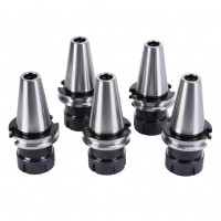 5 PCS Collet Set CAT40 ER32 Collet Chuck for CNC Engraving Machine & Milling Lathe Tool (CAT40 ER32)